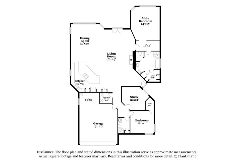 2,160/Mo, 30317 Ledgemont Georgetown, TX 78628 Floor Plan View