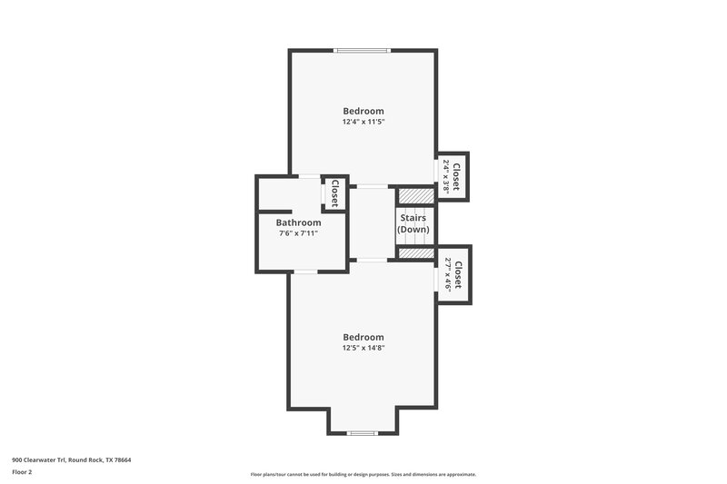 1,980/Mo, 900 Clearwater Trail Round Rock, TX 78664 Floor Plan View 2