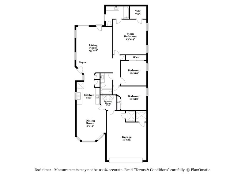 1,985/Mo, 17420 Rannoch Dr Pflugerville, TX 78660 Floor Plan View