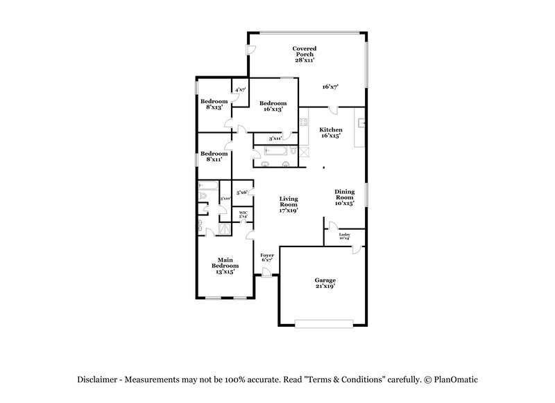 1,960/Mo, 119 Wilderness Trl Elgin, TX 78621 Floor Plan View