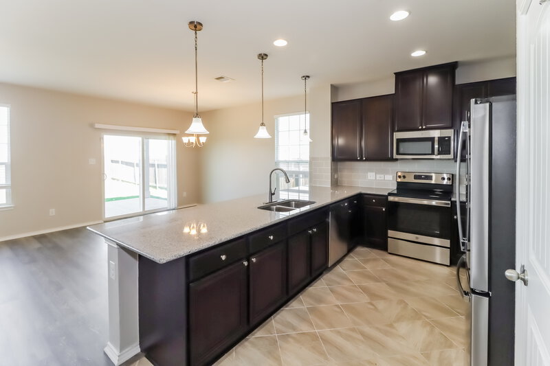 2,160/Mo, 124 Carrington St Hutto, TX 78634 Kitchen View 2
