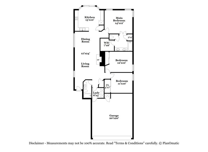 2,195/Mo, 17532 Bishopsgate Dr Pflugerville, TX 78660 Floor Plan View