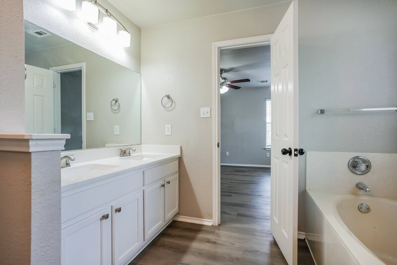 2,200/Mo, 15524 Sarahs Creek Dr Pflugerville, TX 78660 Main Bathroom View 2