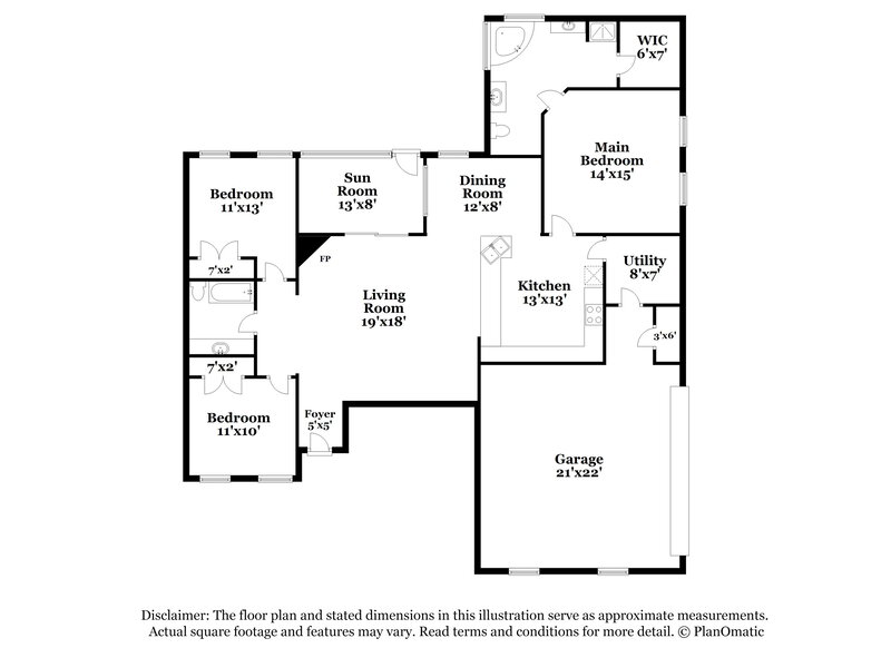 2,525/Mo, 17 Creek Side Dr Wimberley, TX 78676 Floor Plan View