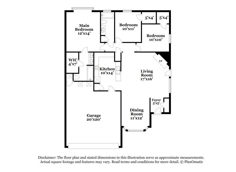 1,725/Mo, 911 Saunders Dr Round Rock, TX 78664 Floor Plan View