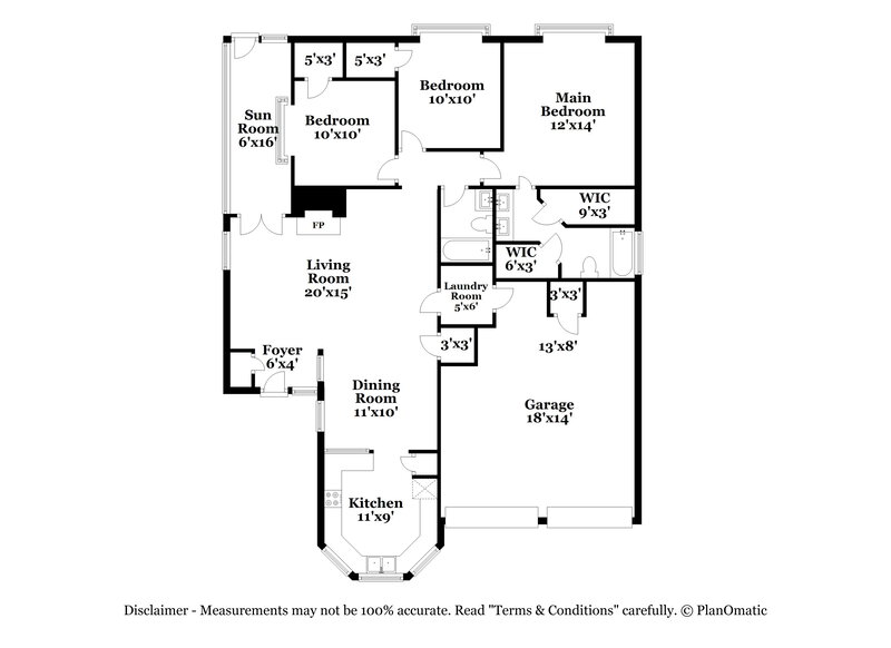 1,970/Mo, 1505 Lantana Dr Round Rock, TX 78664 Floor Plan View