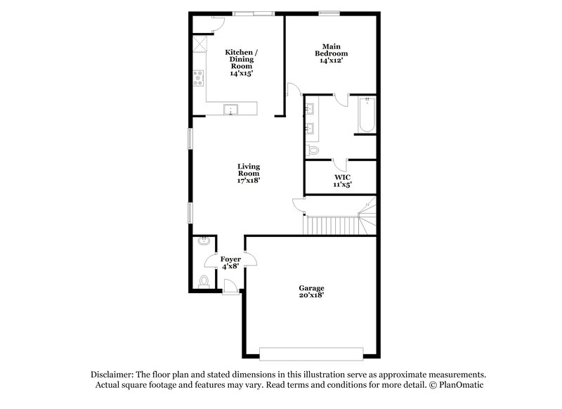 2,110/Mo, 3305 Crownover St Austin, TX 78725 Floor Plan View