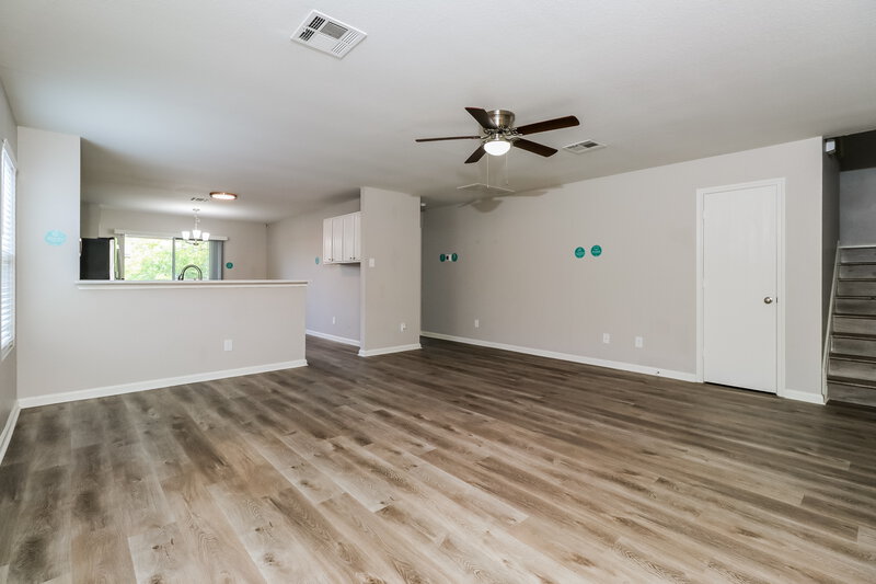 2,110/Mo, 3305 Crownover St Austin, TX 78725 Living Room View