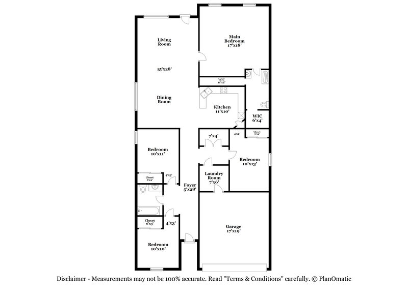 2,050/Mo, 385 Cibolo Creek Dr Kyle, TX 78640 Floorplan View