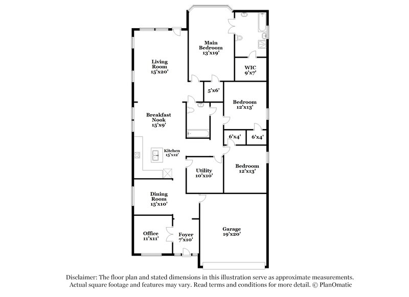 2,230/Mo, 8201 Angelo Loop Round Rock, TX 78665 Floor Plan View
