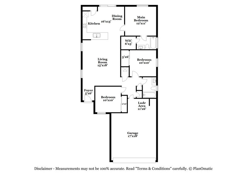 1,865/Mo, 12320 Jamie Dr Manor, TX 78653 Floor Plan View