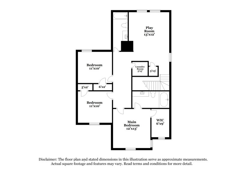 1,510/Mo, 284 Cordero Dr San Marcos, TX 78666 Floor Plan View 2