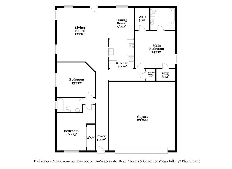 1,755/Mo, 213 Altamont St Hutto, TX 78634 Floorplan View