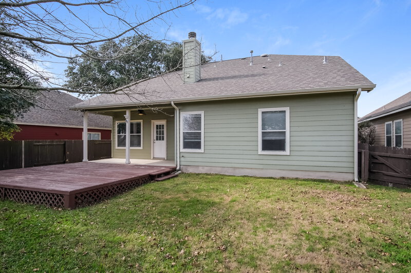 2,690/Mo, 904 Poplar Dr Georgetown, TX 78628 Rear View
