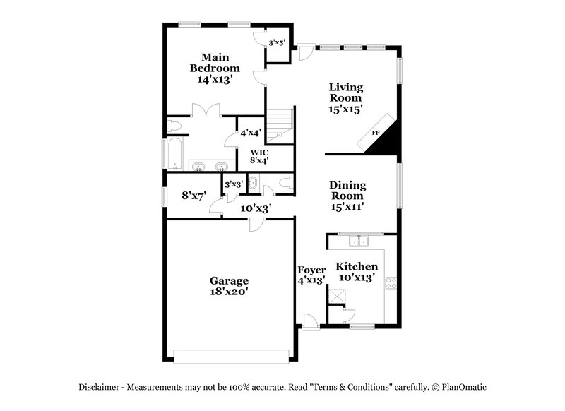 2,135/Mo, 125 Brown St Hutto, TX 78634 Floor Plan View