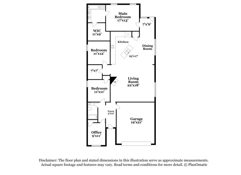 1,890/Mo, 312 Lance Trl San Marcos, TX 78666 Floorplan View