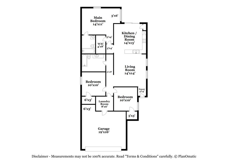 2,290/Mo, 240 Wolfberry Path Buda, TX 78610 Floor Plan View