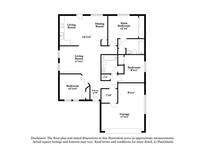 2,100/Mo, 3209 Elizabeth Anne Ln Round Rock, TX 78664 Floorplan View