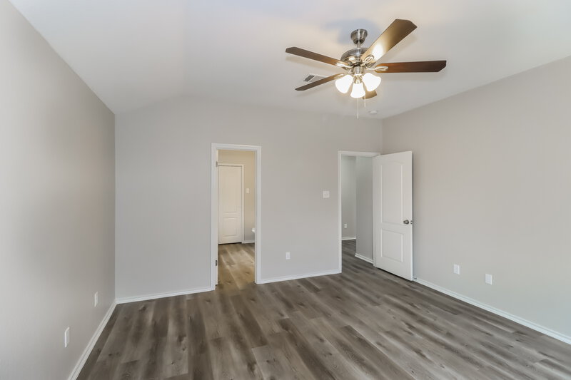 2,375/Mo, 1315 Quicksilver St Round Rock, TX 78665 Main Bedroom View 2