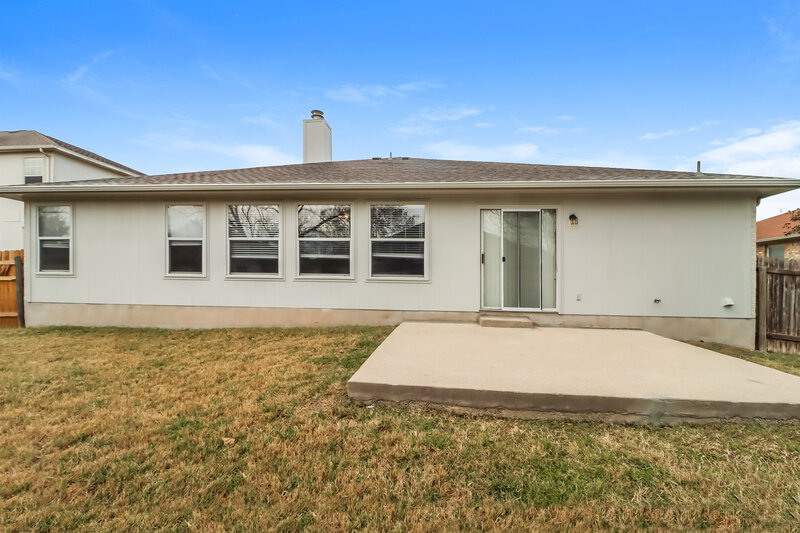 2,375/Mo, 1315 Quicksilver St Round Rock, TX 78665 Rear View