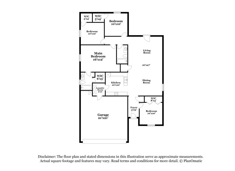 1,795/Mo, 1008 Moon Glow Dr Leander, TX 78641 Floorplan View