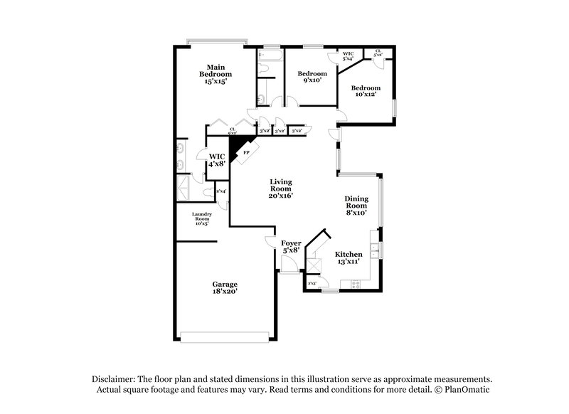 2,055/Mo, 704 Clearwater Trl Round Rock, TX 78664 Floor Plan View