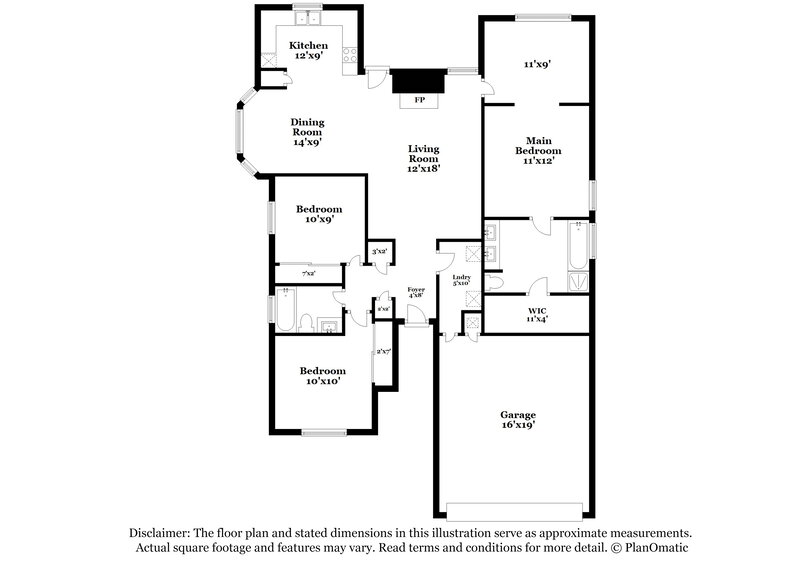 1,930/Mo, 212 Avalanche Ave Georgetown, TX 78626 Floor Plan View