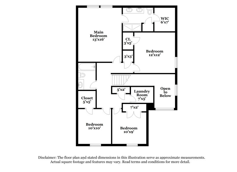 1,865/Mo, 258 Ellwood Rd Maxwell, TX 78656 Floor Plan View 2