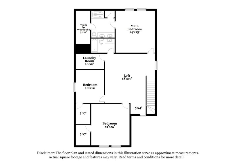 1,925/Mo, 216 Ellwood Rd Maxwell, TX 78656 Floor Plan View 2