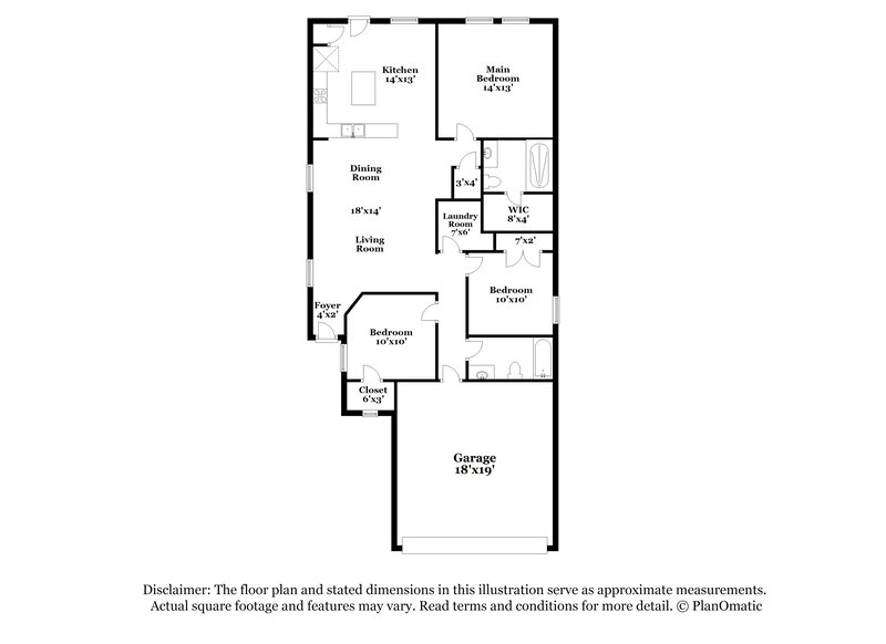 1,685/Mo, 277 Cobb Branch Dr Maxwell, TX 78656 Floor Plan View