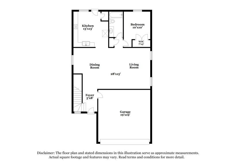 1,840/Mo, 317 Ellwood Rd Maxwell, TX 78656 Floor Plan View