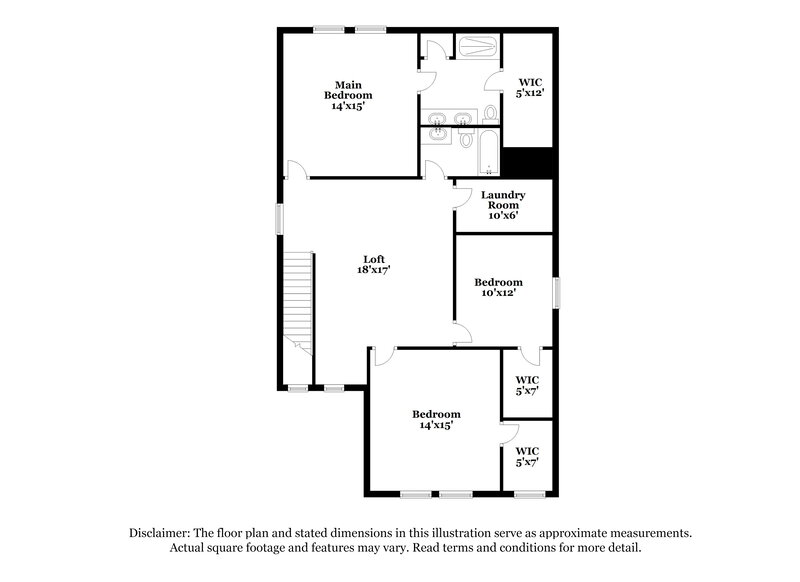 1,840/Mo, 317 Ellwood Rd Maxwell, TX 78656 Floor Plan View 2