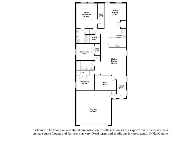 1,645/Mo, 309 Ellwood Rd Maxwell, TX 78656 Floor Plan View