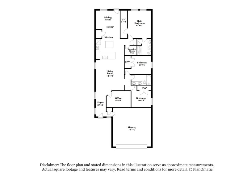 1,775/Mo, 116 Hibiscus St Maxwell, TX 78656 Floor Plan View