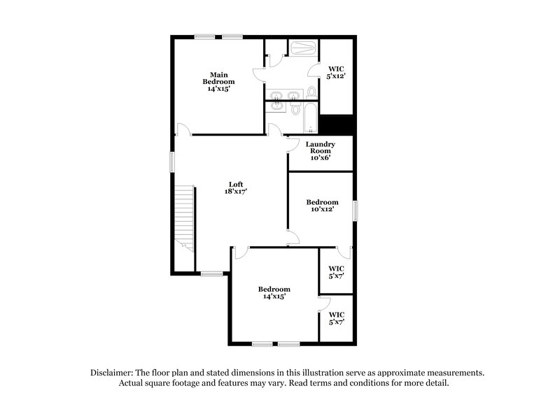 1,795/Mo, 124 Hibiscus St Maxwell, TX 78656 Floor Plan View 2