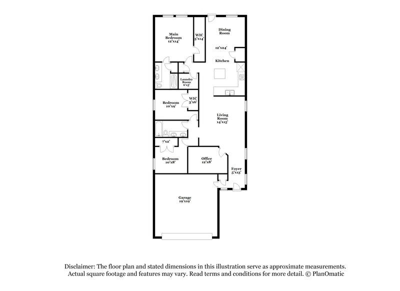1,800/Mo, 161 Ellwood Rd Maxwell, TX 78656 Floor Plan View