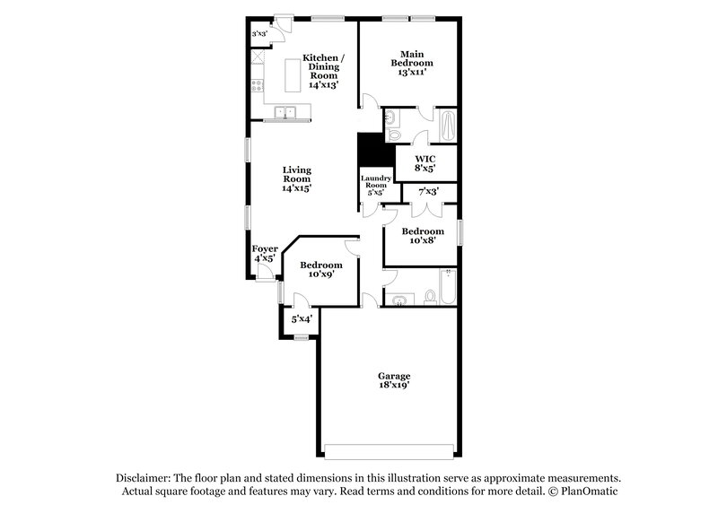 1,660/Mo, 157 Rosetta Rd Maxwell, TX 78656 Floor Plan View