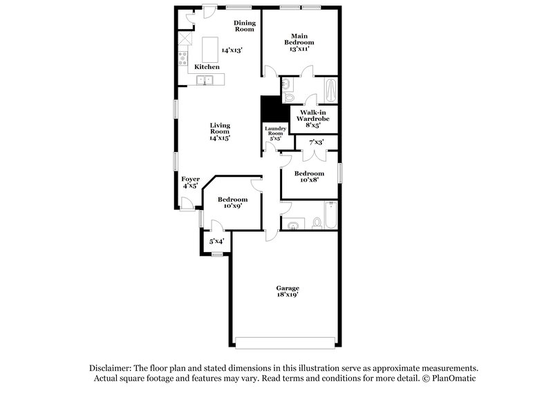 1,660/Mo, 119 Rosetta Rd Maxwell, TX 78656 Floor Plan View
