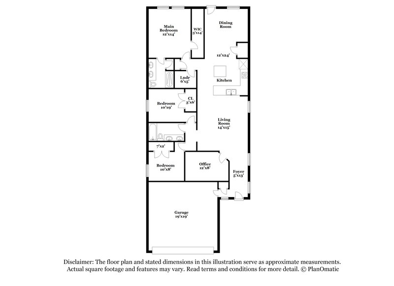 1,795/Mo, 105 Rosetta Rd Maxwell, TX 78656 Floor Plan View