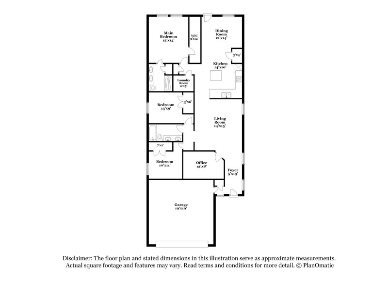 1,755/Mo, 126 Rosetta Rd Maxwell, TX 78656 Floor Plan View