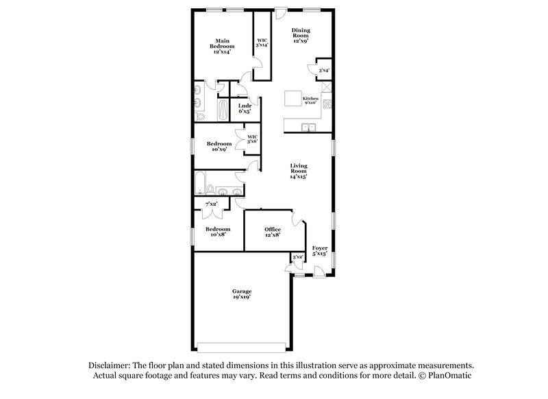 1,770/Mo, 148 Rosetta Rd Maxwell, TX 78656 Floor Plan View