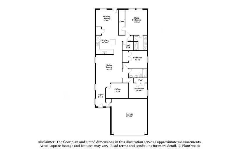 1,855/Mo, 178 Rosetta Rd Maxwell, TX 78656 Floor Plan View