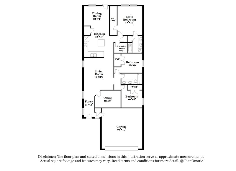 2,600/Mo, 200 Rosetta Rd Maxwell, TX 78656 Floor Plan View
