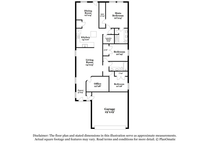 2,010/Mo, 222 Rosetta Rd Maxwell, TX 78656 Floor Plan View