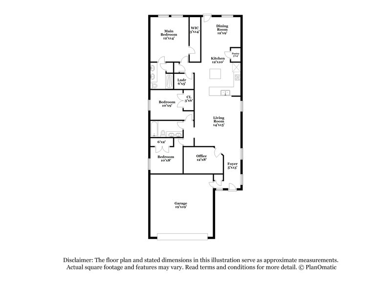 1,985/Mo, 290 Rosetta Rd Maxwell, TX 78656 Floor Plan View