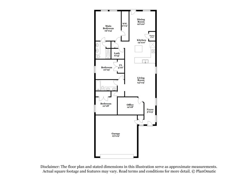 1,940/Mo, 316 Rosetta Rd Maxwell, TX 78656 Floor Plan View