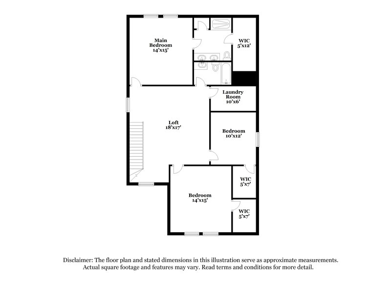 1,840/Mo, 293 Rosetta Rd Maxwell, TX 78656 Floor Plan View 2