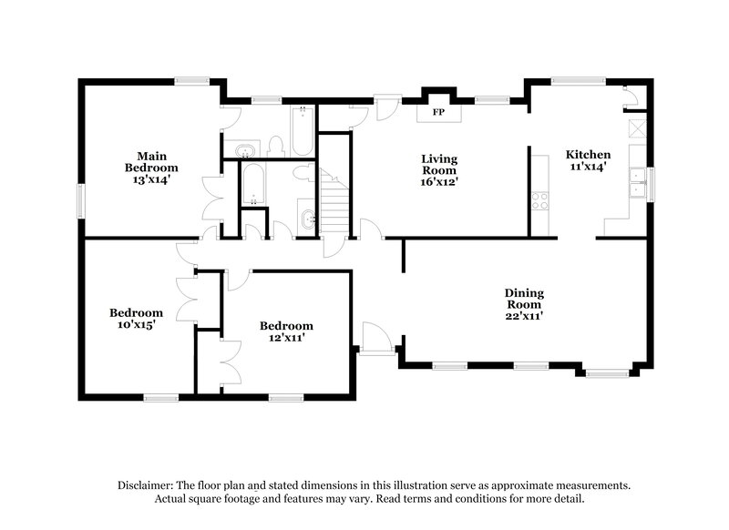 1,570/Mo, 1100 Westchester Pkwy Birmingham, AL 35214 Floor Plan View