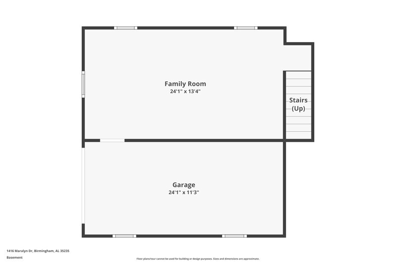 2,040/Mo, 1416 Maralyn Dr Birmingham, AL 35235 Floor Plan View 2