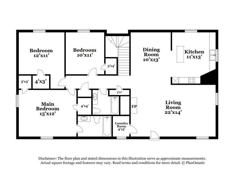 1,525/Mo, 9664 Silley Dean Rd Pinson, AL 35126 Floor Plan View